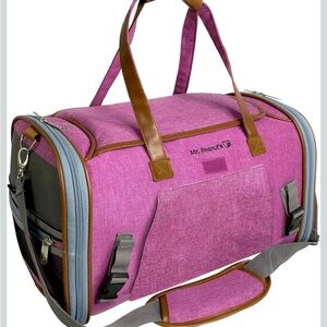Mr Peanuts Gold Series Expandable Pet Carrier